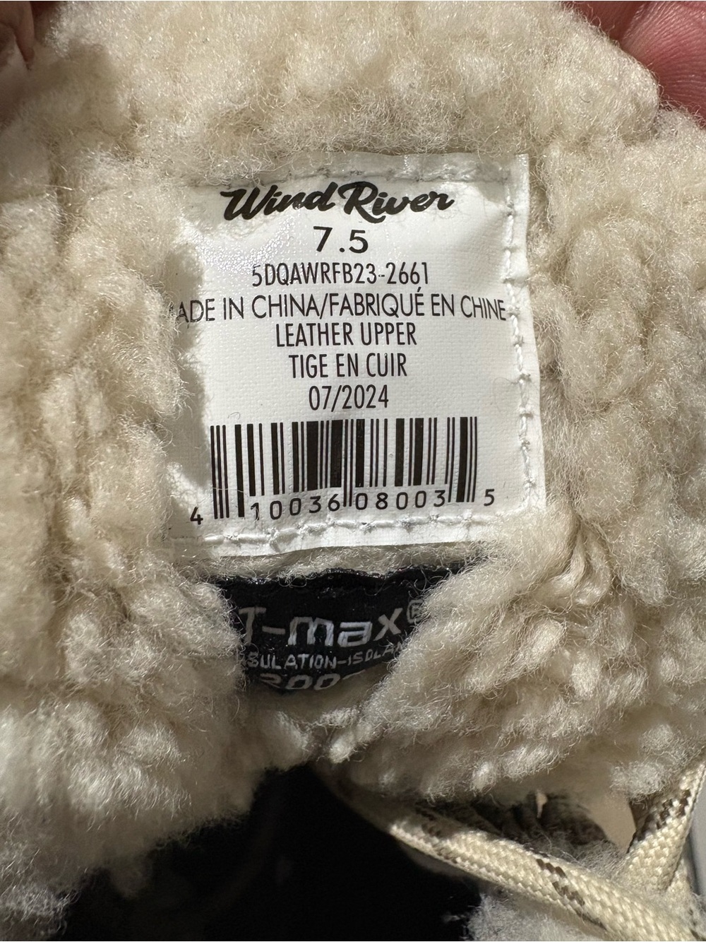 WindRiver Faux-Shearling Lined Hiking/winter Boots - Picture 6 of 6